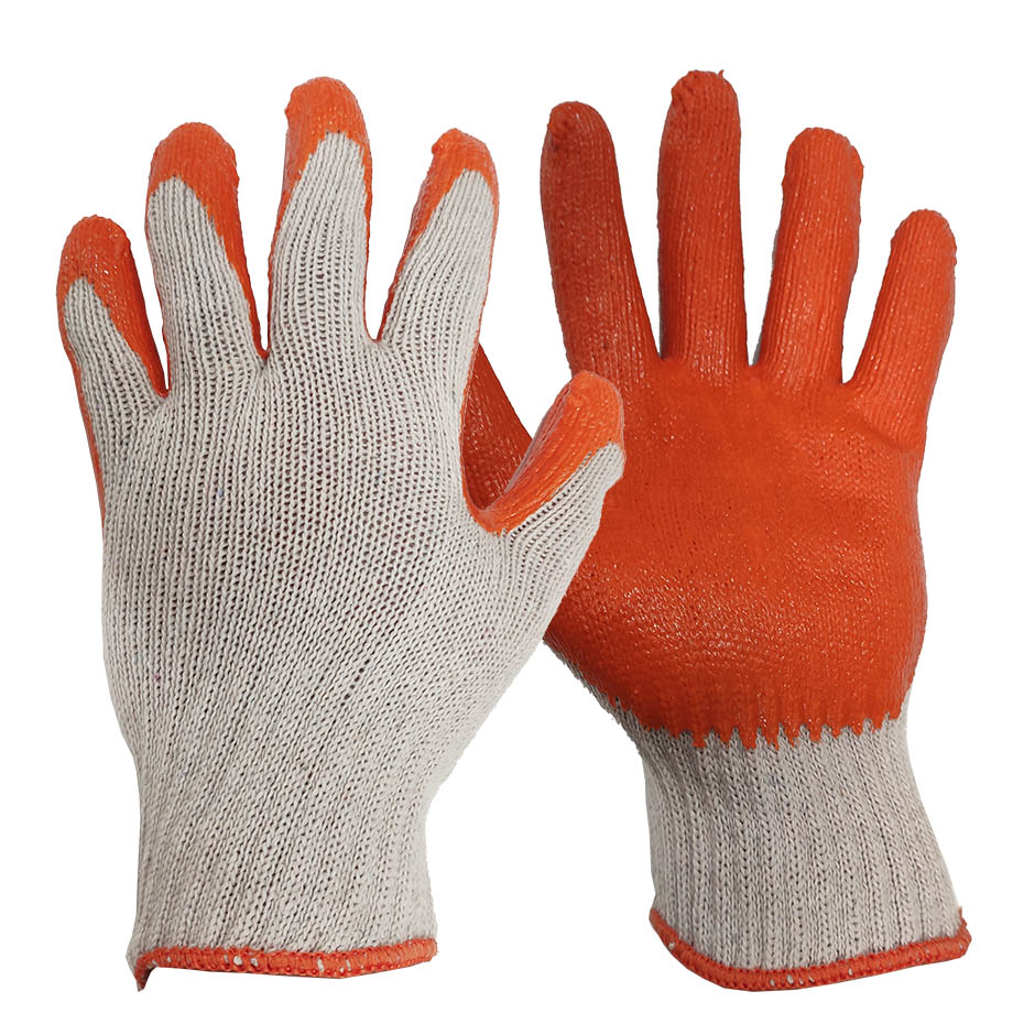 Rubber on sale coated gloves